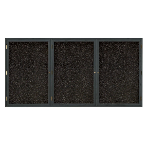 Sliding Door Indoor Enclosed Corkboard, 7